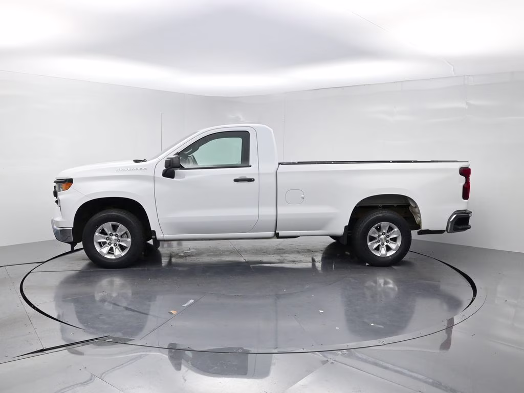 2022 Summit White Chevrolet Silverado 1500 WT RWD Truck