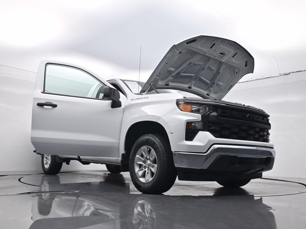 2022 Summit White Chevrolet Silverado 1500 WT RWD Truck
