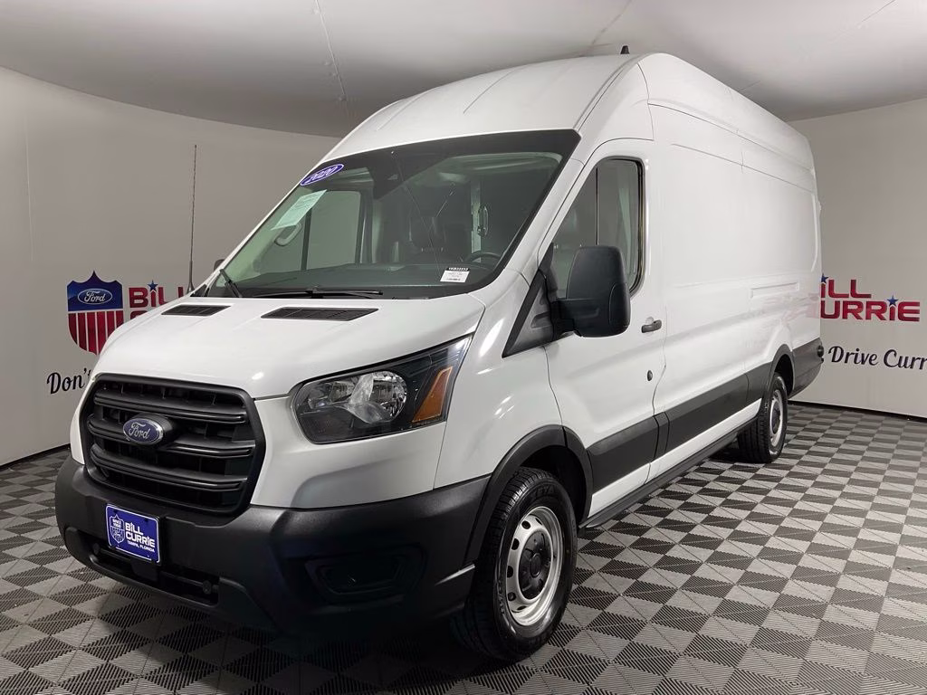 2020 Oxford White Ford Transit-350 HIGH ROOF EXTENDED RWD Van