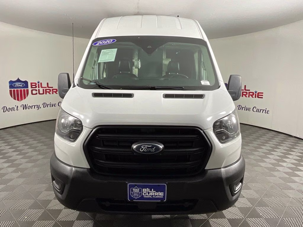 2020 Oxford White Ford Transit-350 HIGH ROOF EXTENDED RWD Van