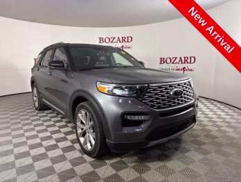 2021 Gray Metallic Ford Explorer Platinum RWD SUV