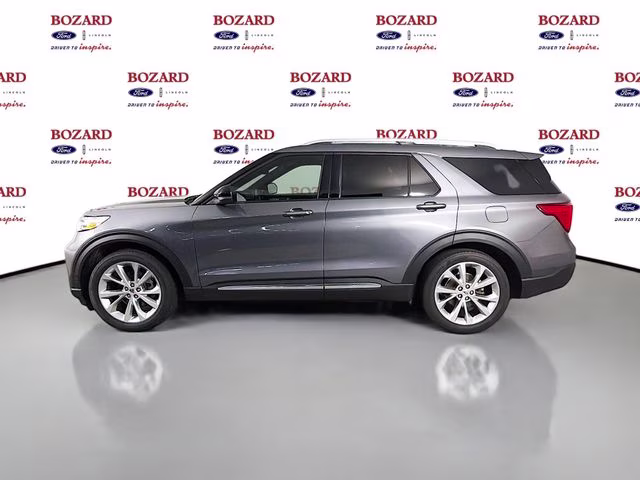 2021 Gray Metallic Ford Explorer Platinum RWD SUV