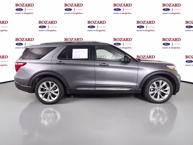2021 Gray Metallic Ford Explorer Platinum RWD SUV
