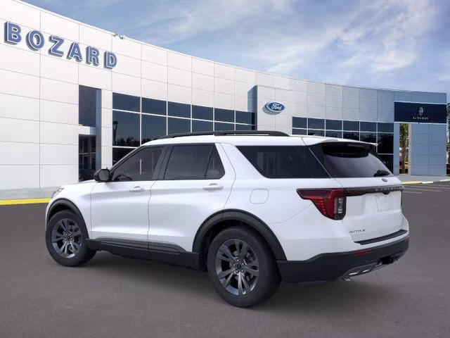 2026 Star White Metallic Tri-Coat Ford Explorer Active 4X4 SUV