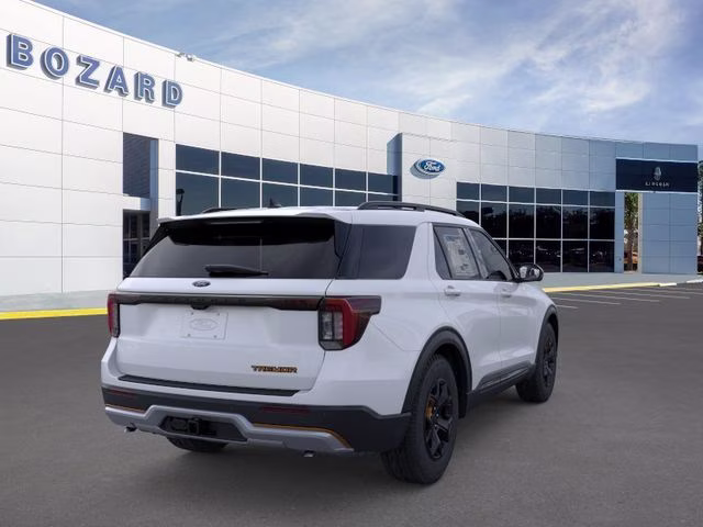 2026 Space White Metallic Ford Explorer Tremor 4X4 SUV