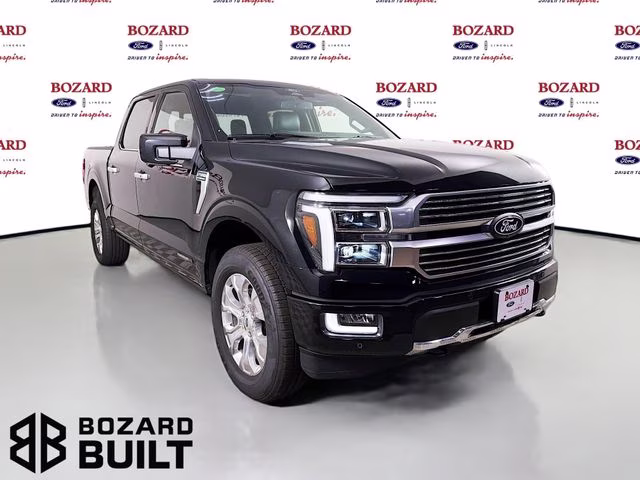 2026 Agate Black Metallic Ford F-150 Platinum Bozard Built 4X4 Truck