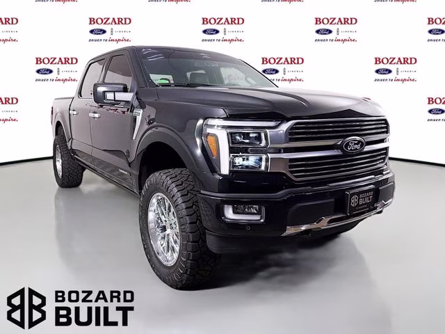 2026 Agate Black Metallic Ford F-150 Platinum Bozard Built 4X4 Truck