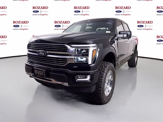 2026 Agate Black Metallic Ford F-150 Platinum Bozard Built 4X4 Truck