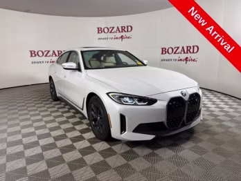 2023 White Metallic BMW i4 eDrive40 RWD Hatchback