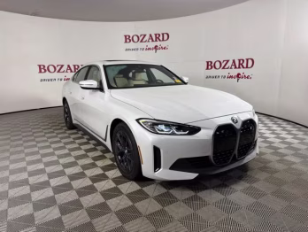 2023 White Metallic BMW i4 eDrive40 RWD Hatchback