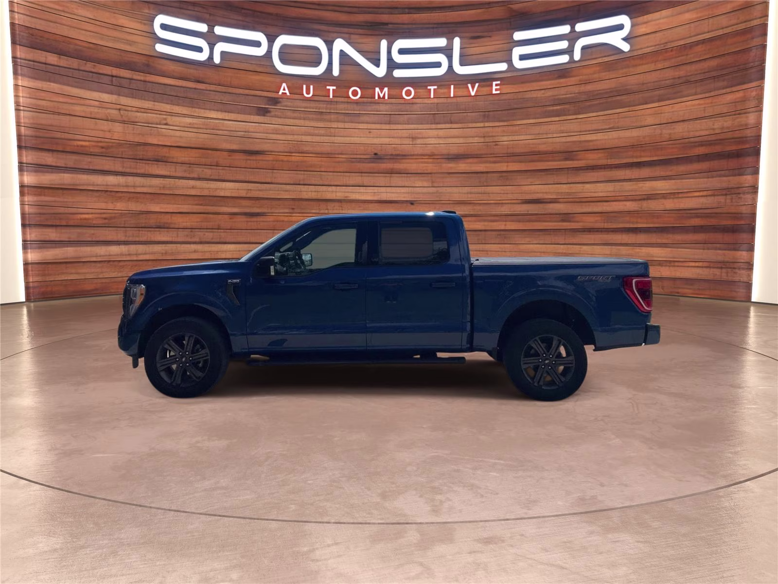 2023 Atlas Blue Ford F-150 XLT 4X4 Truck