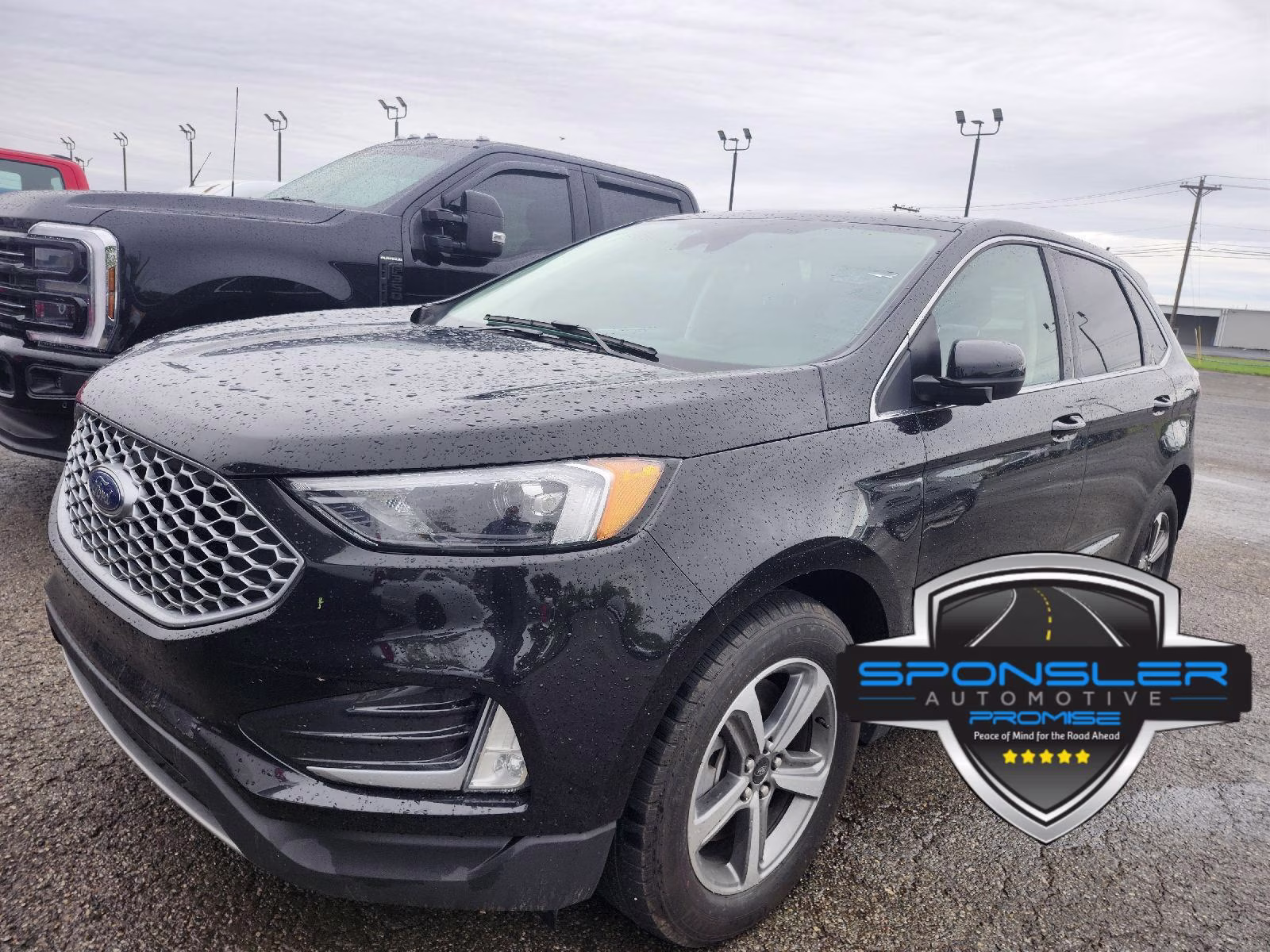 2024 Agate Black Ford Edge SEL AWD SUV