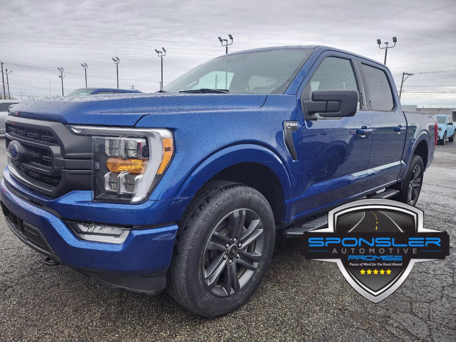 2023 Atlas Blue Ford F-150 XLT 4X4 Truck