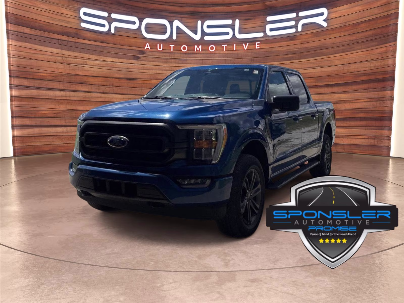 2023 Atlas Blue Ford F-150 XLT 4X4 Truck