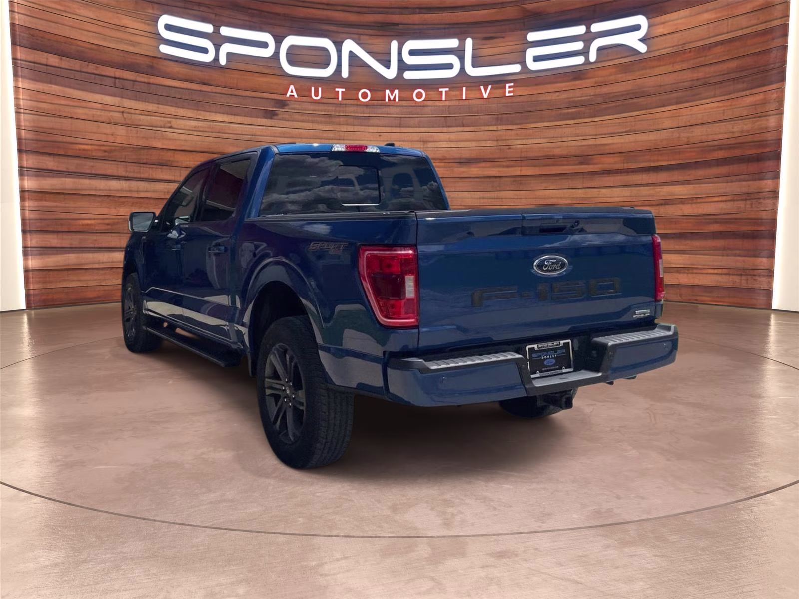 2023 Atlas Blue Ford F-150 XLT 4X4 Truck
