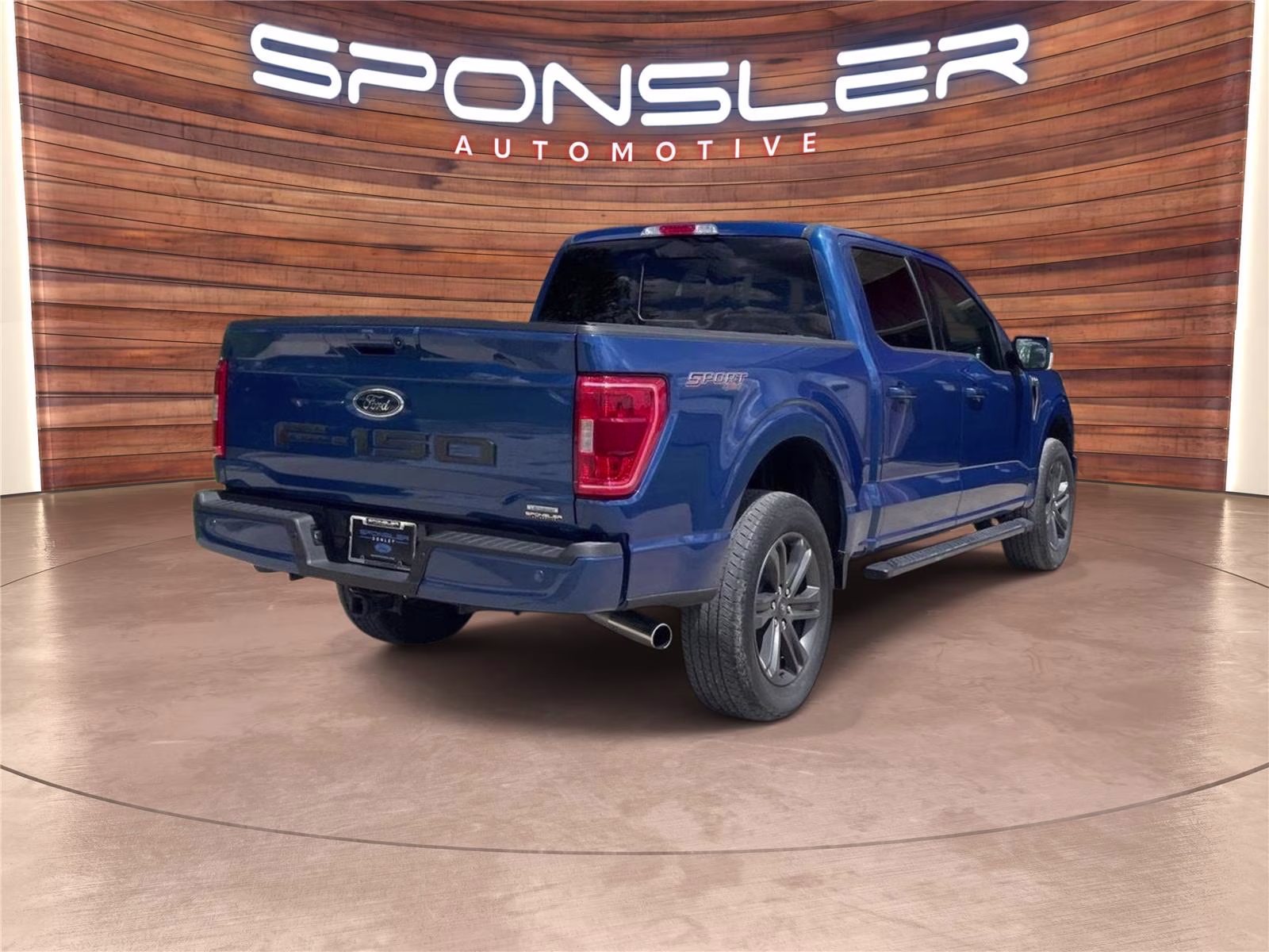 2023 Atlas Blue Ford F-150 XLT 4X4 Truck
