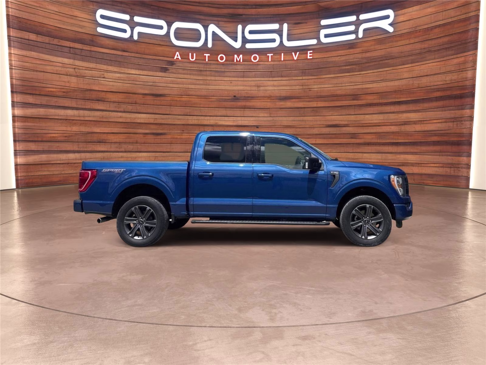 2023 Atlas Blue Ford F-150 XLT 4X4 Truck