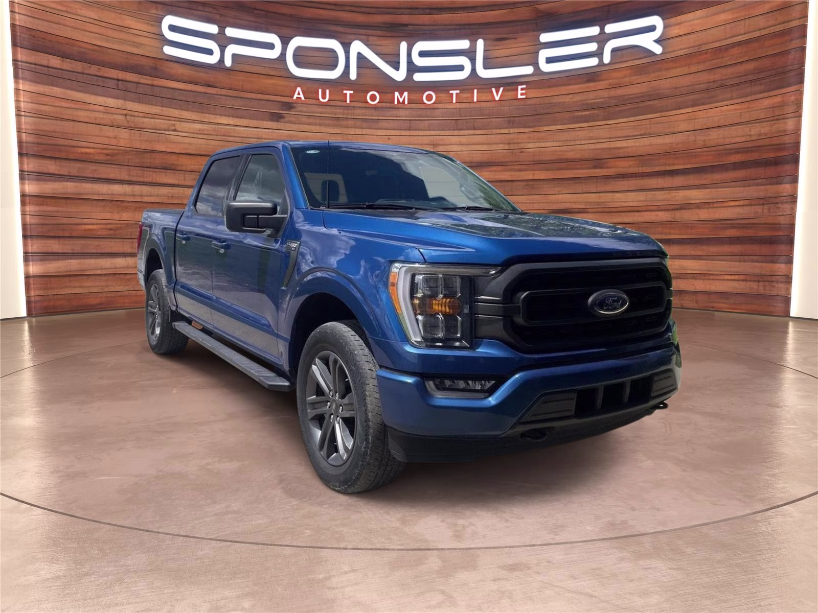 2023 Atlas Blue Ford F-150 XLT 4X4 Truck