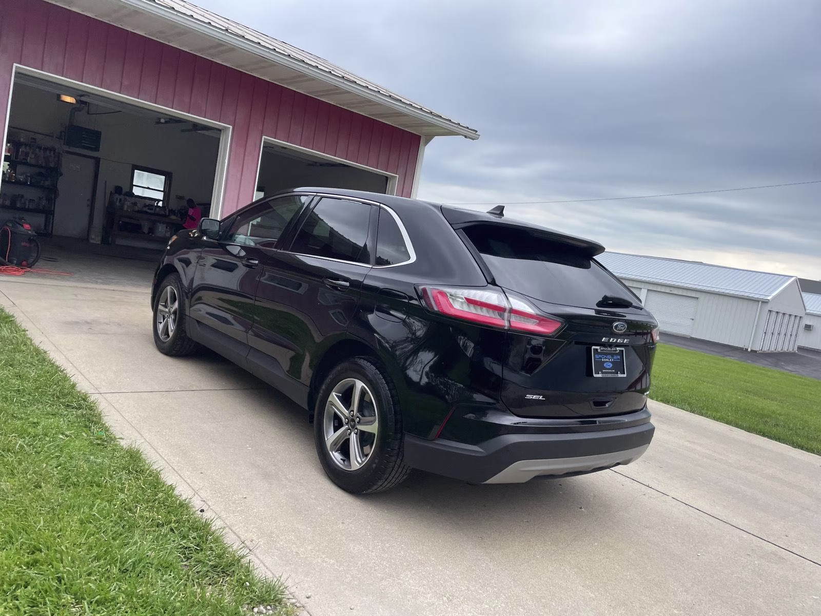 2024 Agate Black Ford Edge SEL AWD SUV
