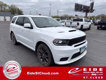 2018 White Knuckle Clearcoat Dodge Durango R/T AWD SUV