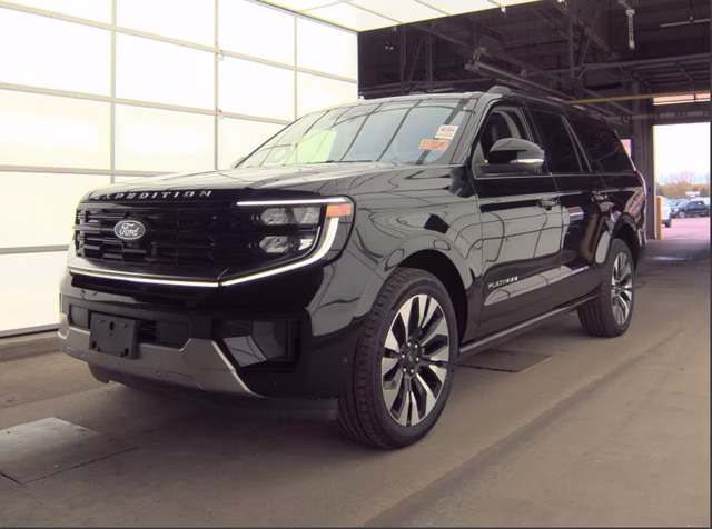 2025 Agate Black Metallic Ford Expedition Max Platinum 4X4 SUV