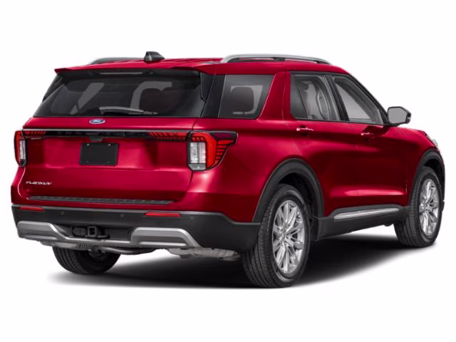 2025 Red Metallic Ford Explorer Platinum 4X4 SUV