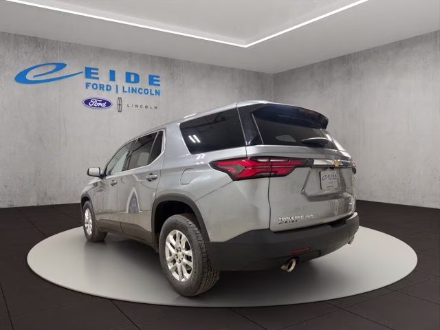 2023 Sterling Gray Metallic Chevrolet Traverse LS AWD SUV
