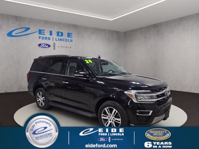 2024 Agate Black Metallic Ford Expedition Limited 4X4 SUV