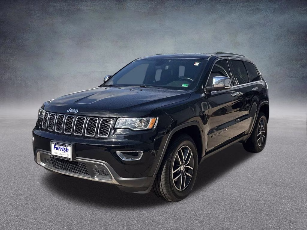 2018 Diamond Black Crystal Pearlcoat Jeep Grand Cherokee Limited 4X4 SUV
