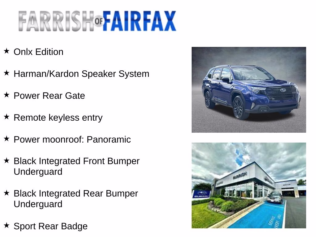 2026 Sapphire Blue Pearl Subaru Forester Sport AWD SUV