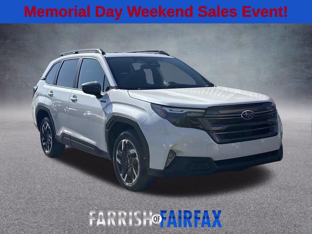 2026 Crystal White Pearl Subaru Forester Premium Hybrid AWD SUV