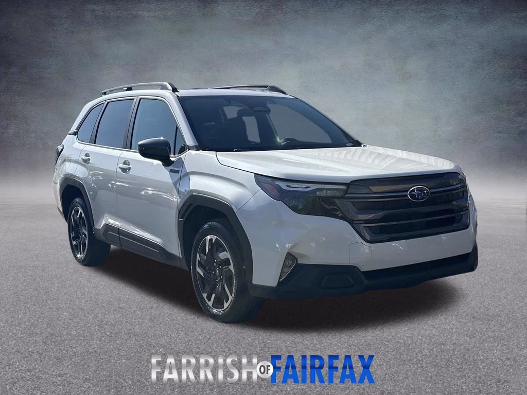 2026 Crystal White Pearl Subaru Forester Premium Hybrid AWD SUV