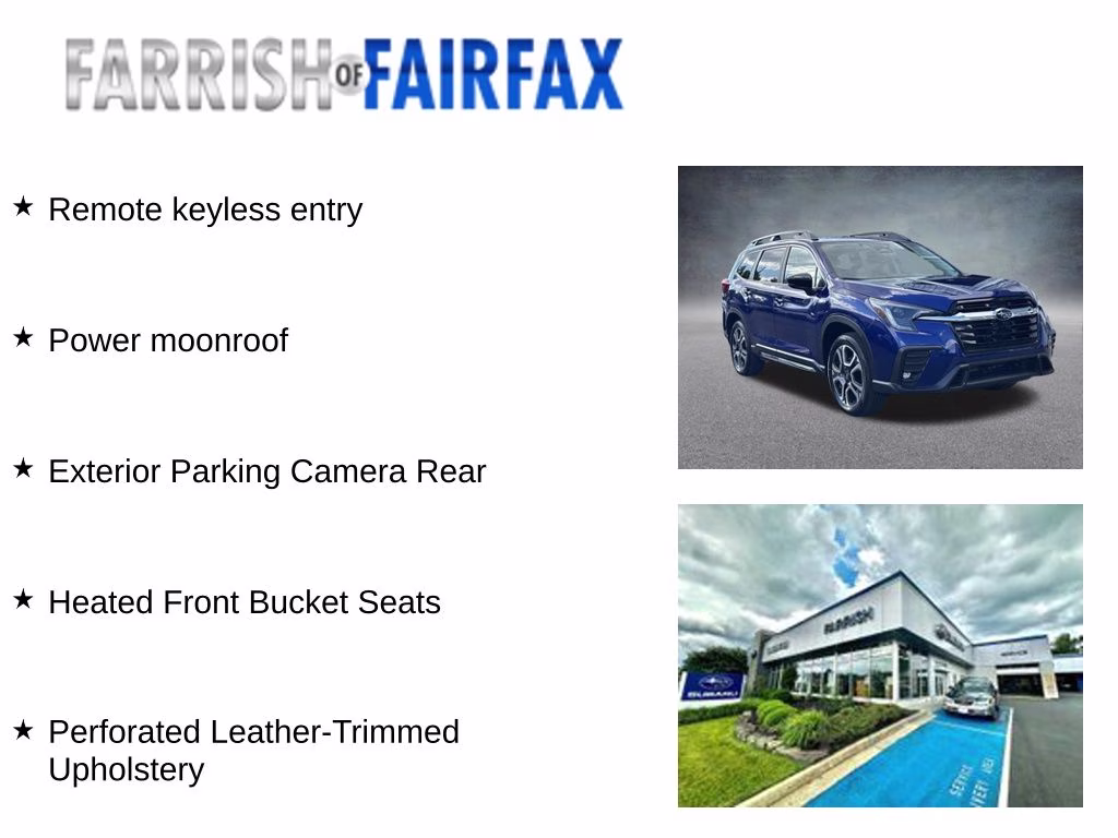 2026 Sapphire Blue Pearl Subaru Ascent Limited AWD SUV