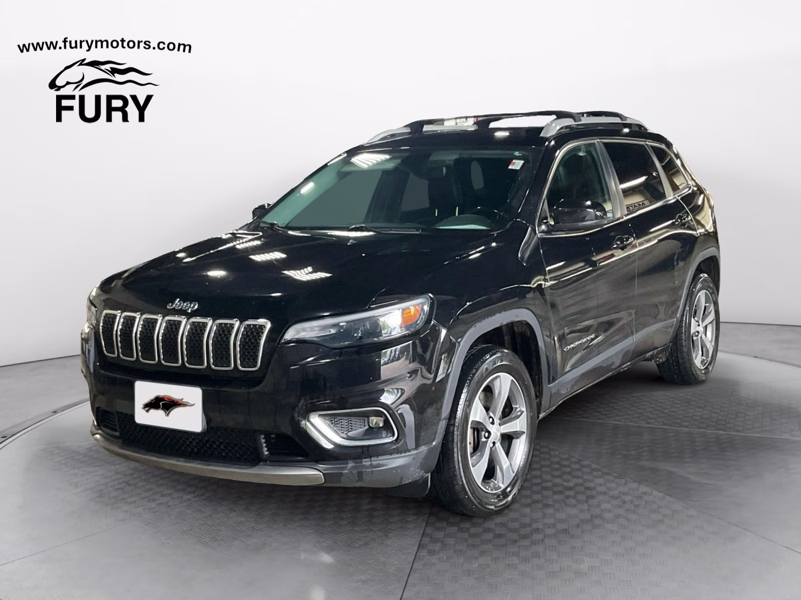 2020 Diamond Black Crystal Pearlcoat Jeep Cherokee Limited 4X4 SUV