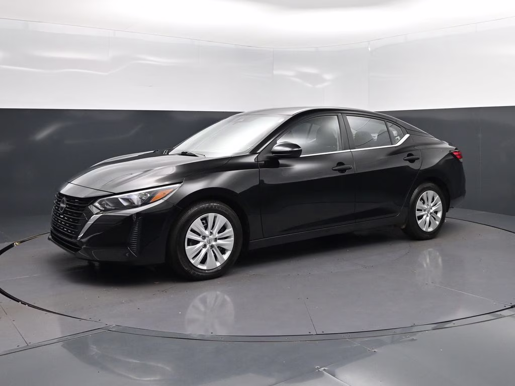 2025 Super Black Nissan Sentra S FWD Sedan
