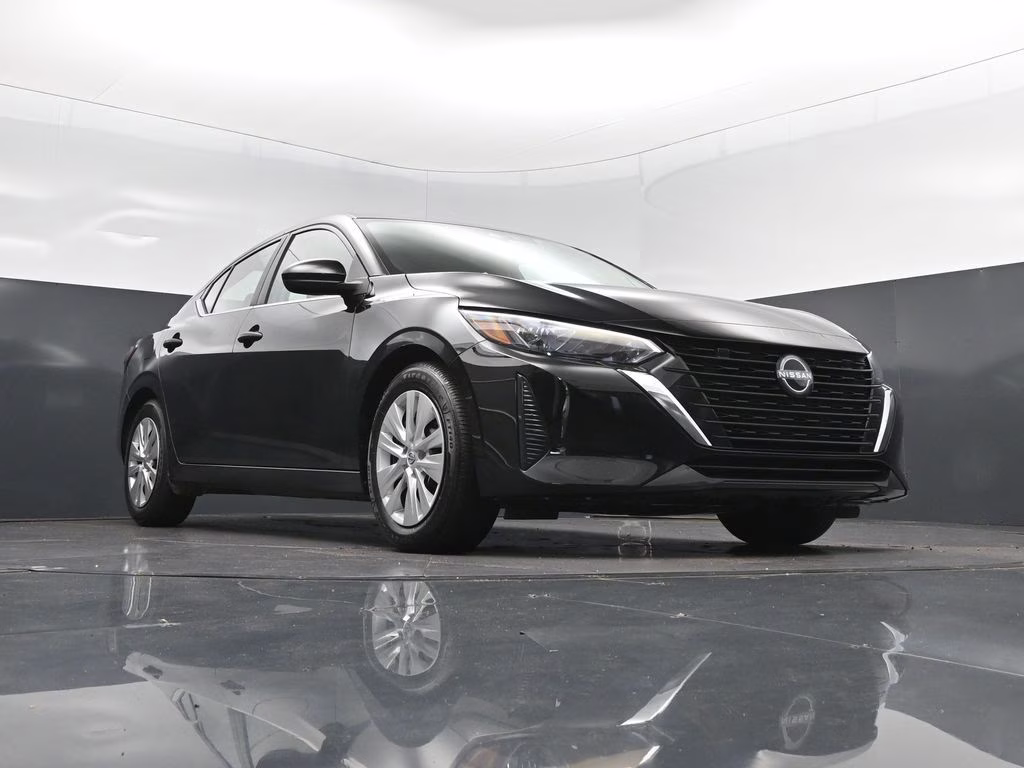 2025 Super Black Nissan Sentra S FWD Sedan