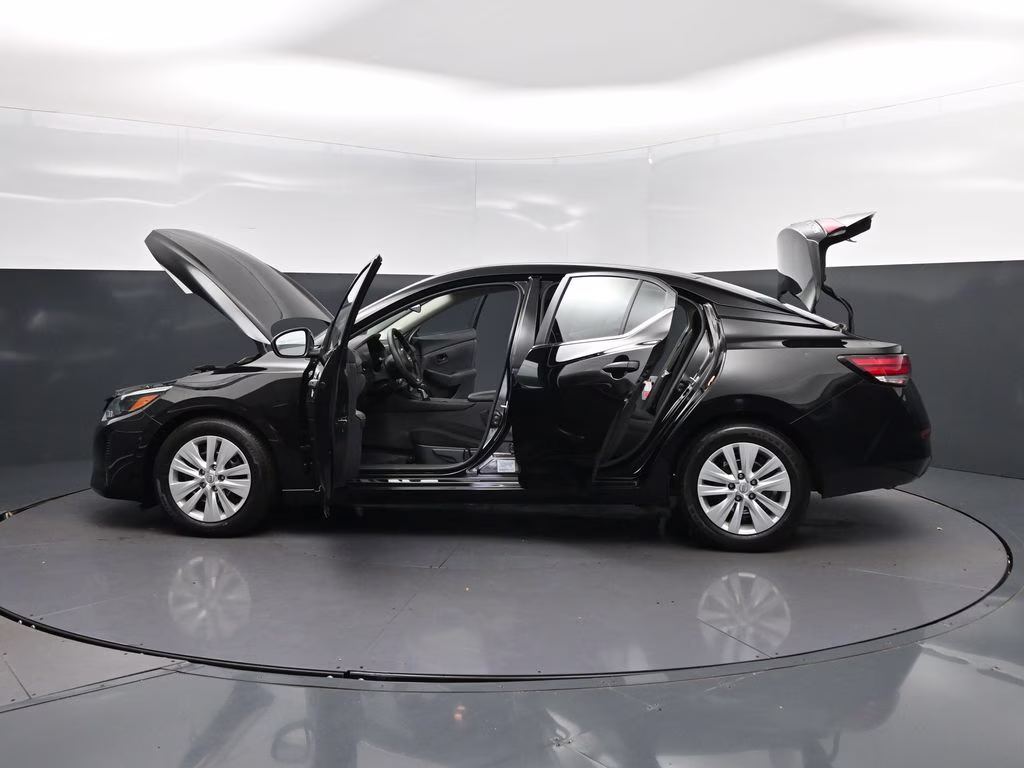 2025 Super Black Nissan Sentra S FWD Sedan