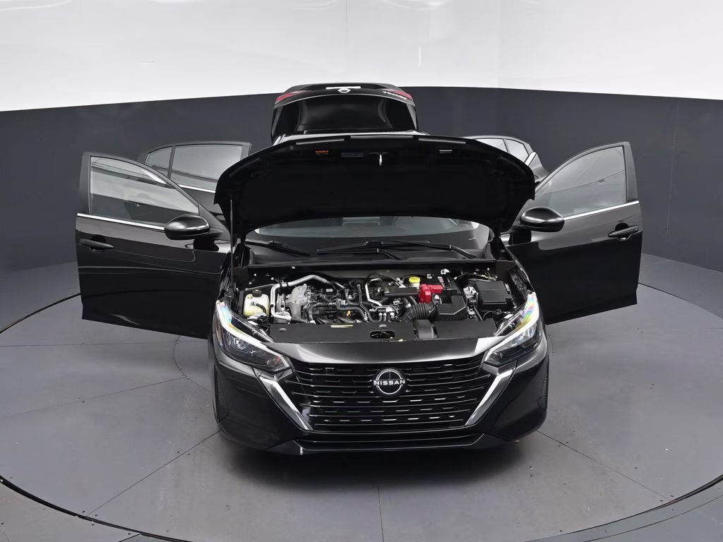2025 Super Black Nissan Sentra S FWD Sedan
