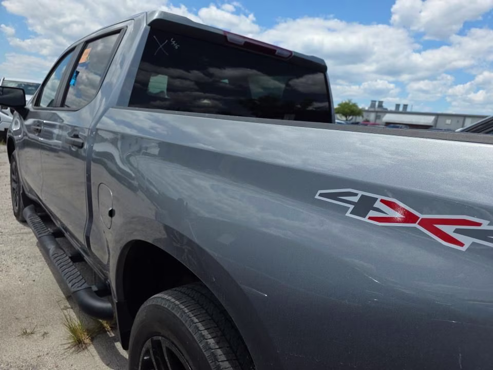 2023 Sterling Gray Metallic Chevrolet Silverado 1500 Custom 4X4 Truck