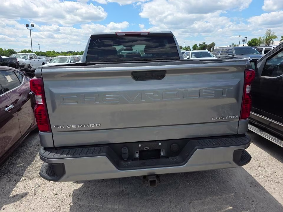 2023 Sterling Gray Metallic Chevrolet Silverado 1500 Custom 4X4 Truck