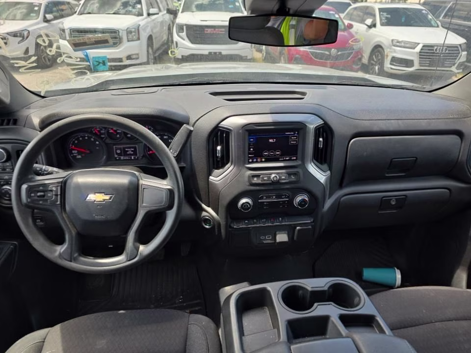 2023 Sterling Gray Metallic Chevrolet Silverado 1500 Custom 4X4 Truck