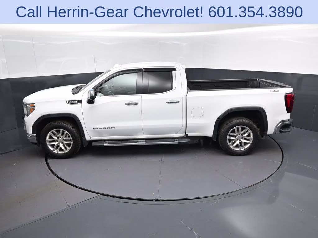 2019 Summit White GMC Sierra 1500 SLT 4X4 Truck