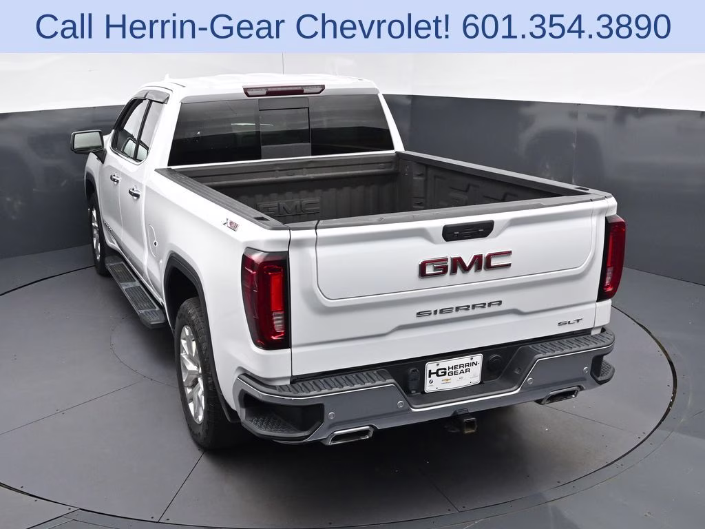 2019 Summit White GMC Sierra 1500 SLT 4X4 Truck