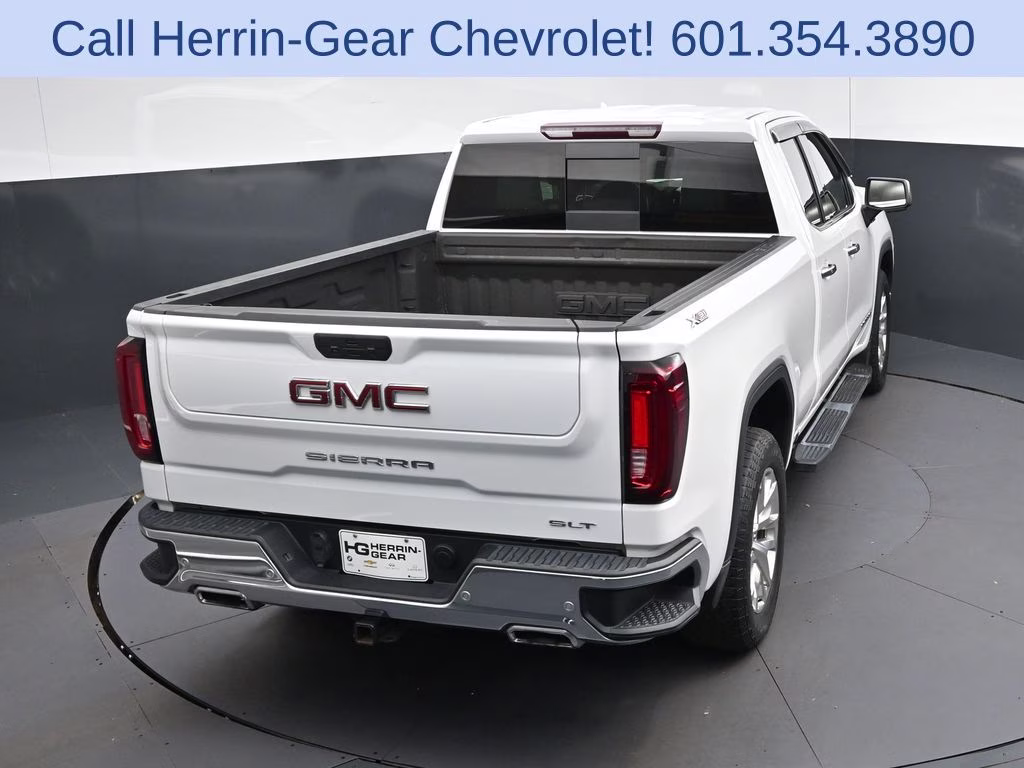 2019 Summit White GMC Sierra 1500 SLT 4X4 Truck