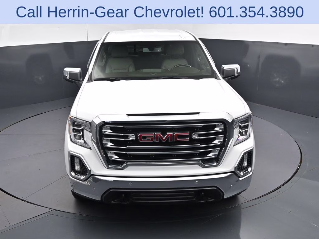 2019 Summit White GMC Sierra 1500 SLT 4X4 Truck