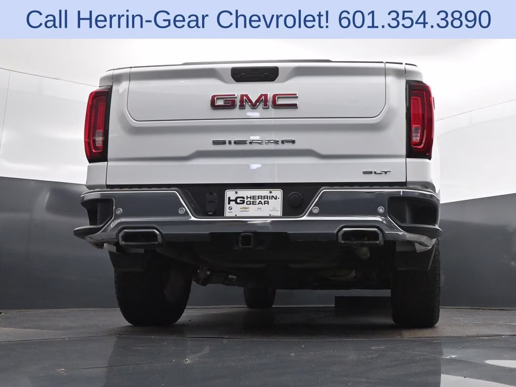 2019 Summit White GMC Sierra 1500 SLT 4X4 Truck