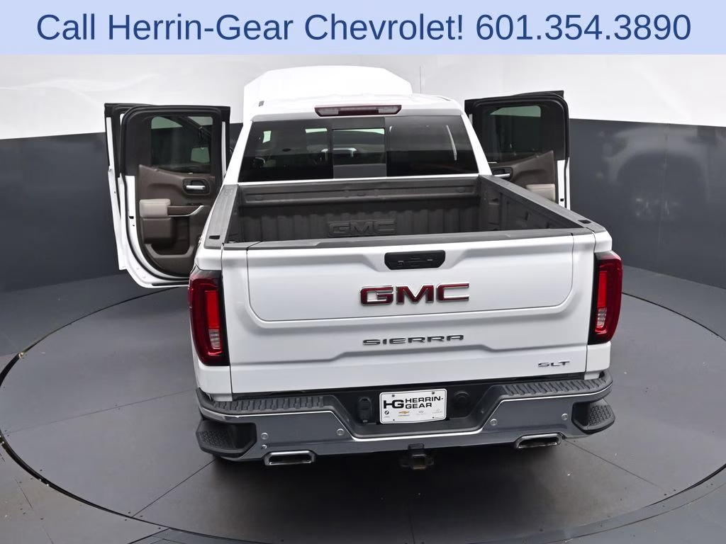 2019 Summit White GMC Sierra 1500 SLT 4X4 Truck