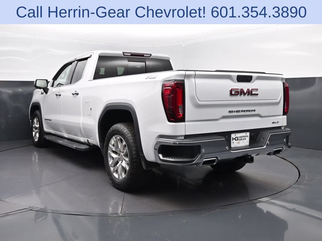 2019 Summit White GMC Sierra 1500 SLT 4X4 Truck