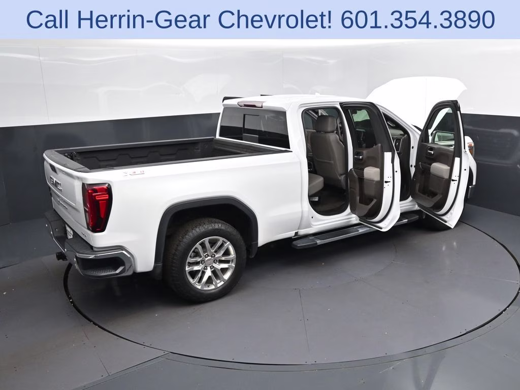2019 Summit White GMC Sierra 1500 SLT 4X4 Truck