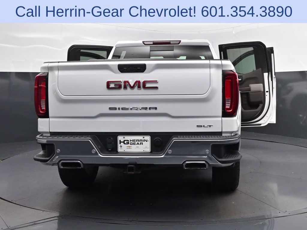 2019 Summit White GMC Sierra 1500 SLT 4X4 Truck
